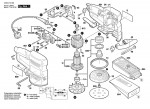 Bosch 0 603 310 042 PEX 12 A Random orbital sander 240 V / GB Spare Parts PEX12A